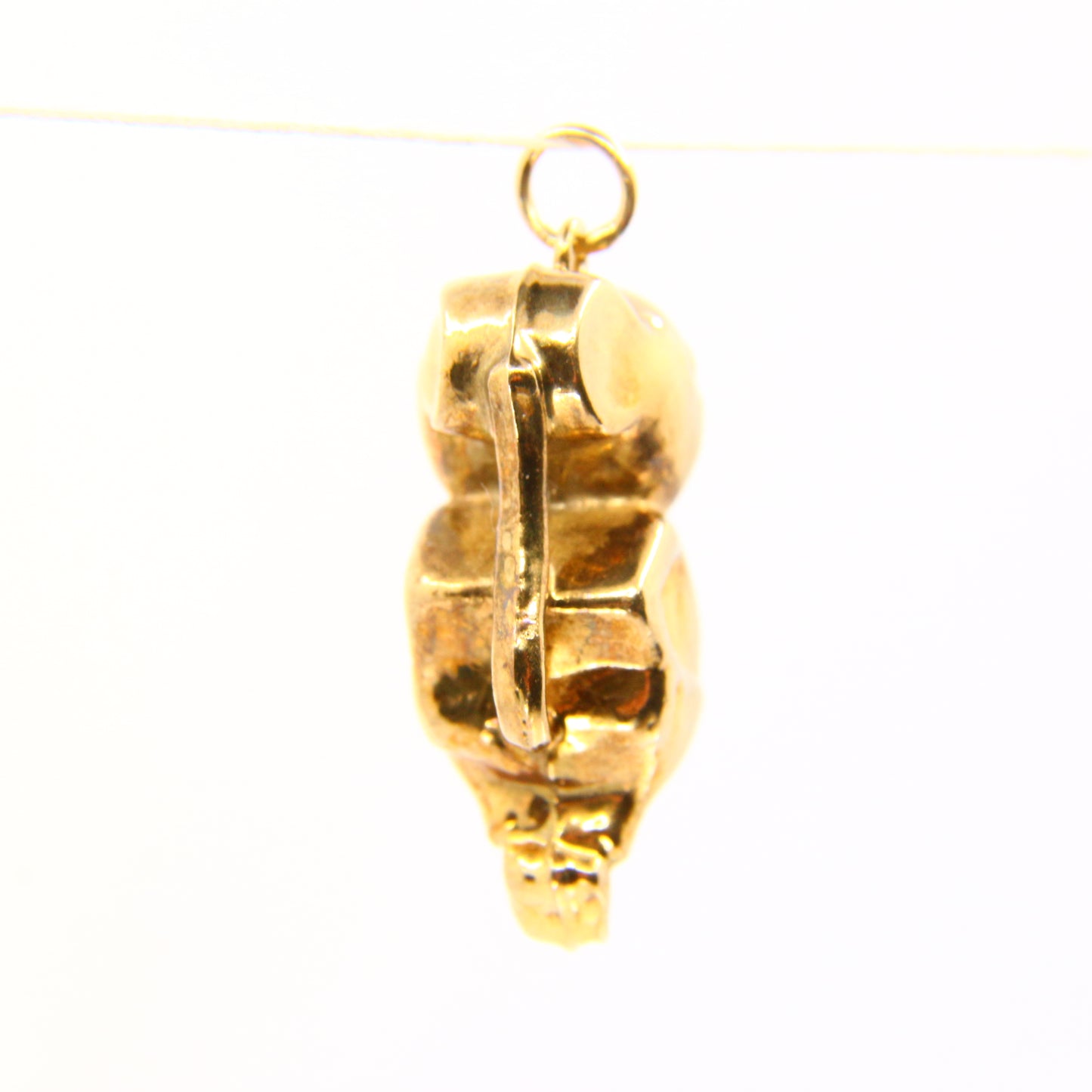 Vintage 9ct M' Mouse Charm Micky Pendant Yellow Gold Hallmarked Animal Charm