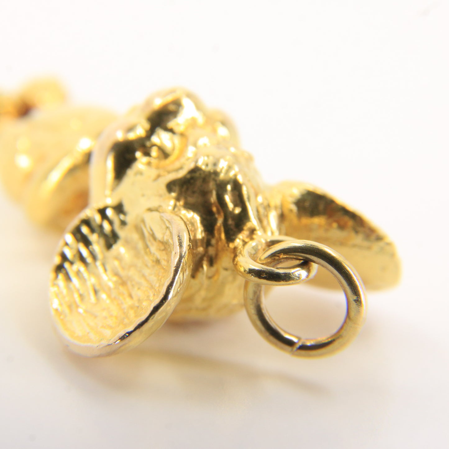 Vintage 9ct Yellow Gold Jerry Pendant Charm Hallmarked Cartoon Character Tom & Jerry