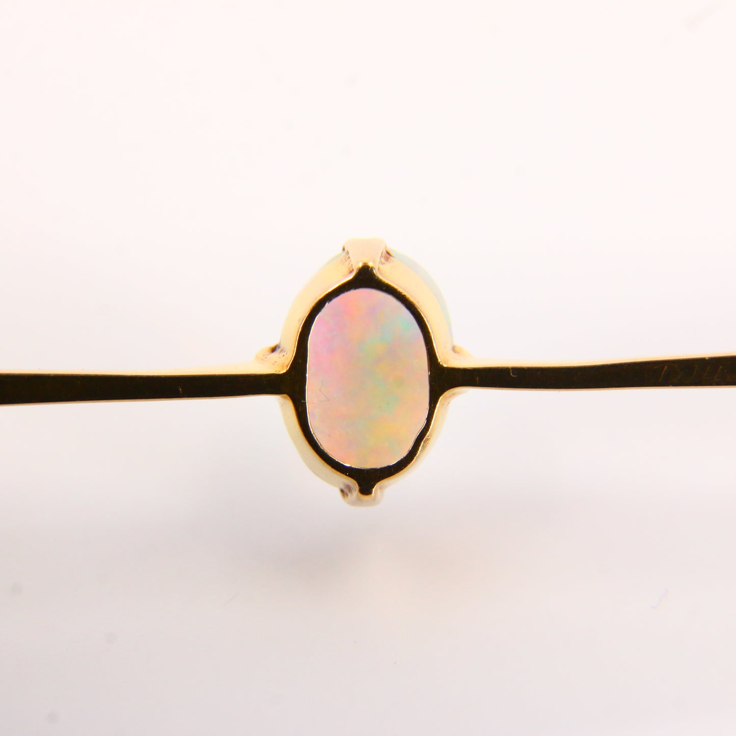 Vintage 9ct Opal Brooch 9 Carat Yellow Gold Antique Gift Boxed