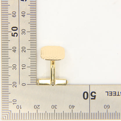 Vintage 9ct Hallmarked Yellow Gold Cufflinks London 1964 Mens Gift Set Boxed