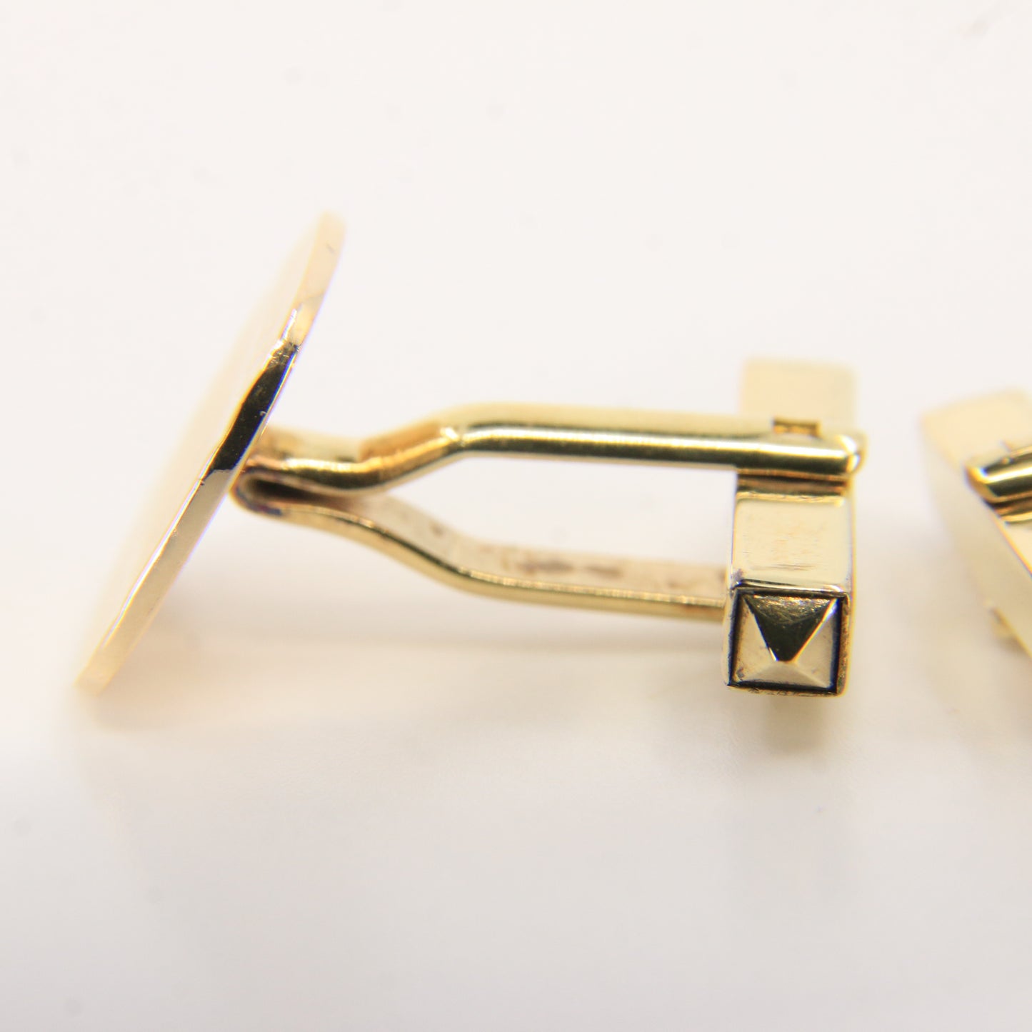 Vintage 9ct Hallmarked Yellow Gold Cufflinks London 1964 Mens Gift Set Boxed