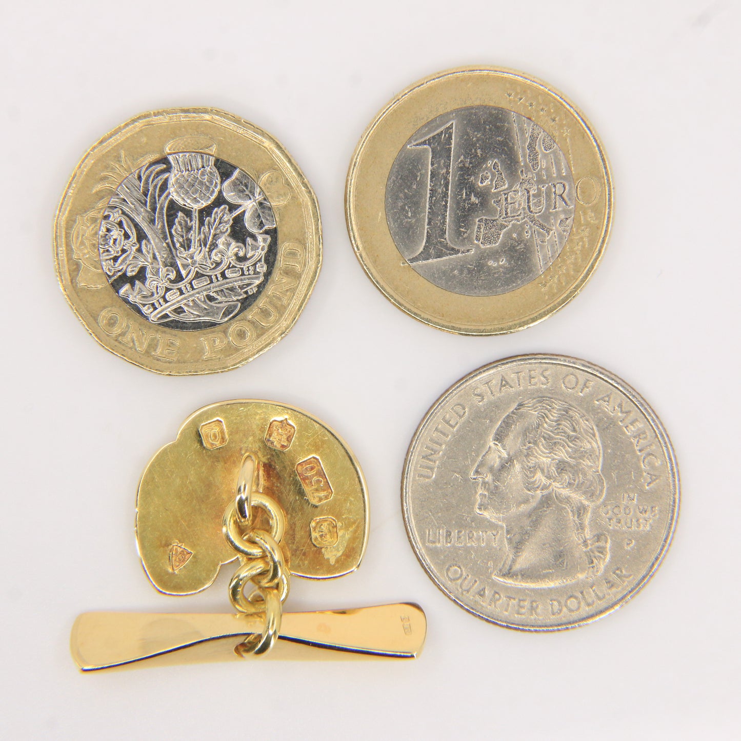 Vintage 18ct Yellow Gold Trout Fish Cufflinks Malcolm Appleby 1990 Boxed Gift