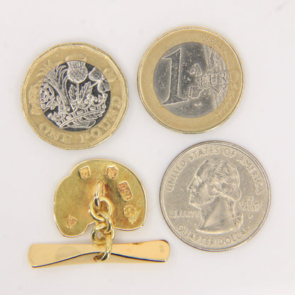 Vintage 18ct Yellow Gold Trout Fish Cufflinks Malcolm Appleby 1990 Boxed Gift