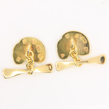Vintage 18ct Yellow Gold Trout Fish Cufflinks Malcolm Appleby 1990 Boxed Gift