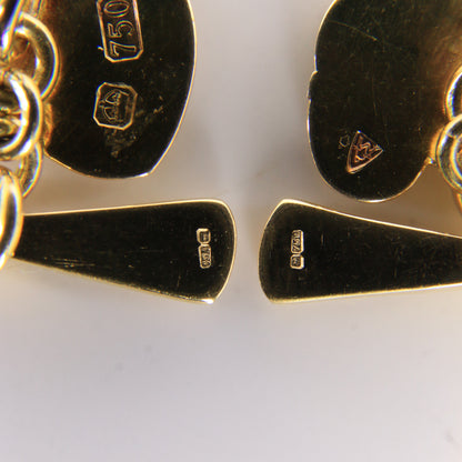 Vintage 18ct Yellow Gold Trout Fish Cufflinks Malcolm Appleby 1990 Boxed Gift