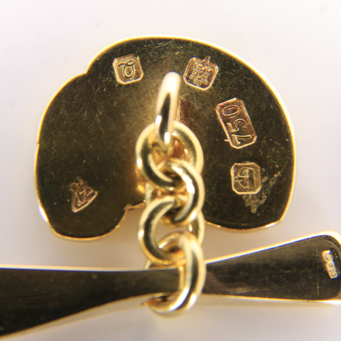 Vintage 18ct Yellow Gold Trout Fish Cufflinks Malcolm Appleby 1990 Boxed Gift