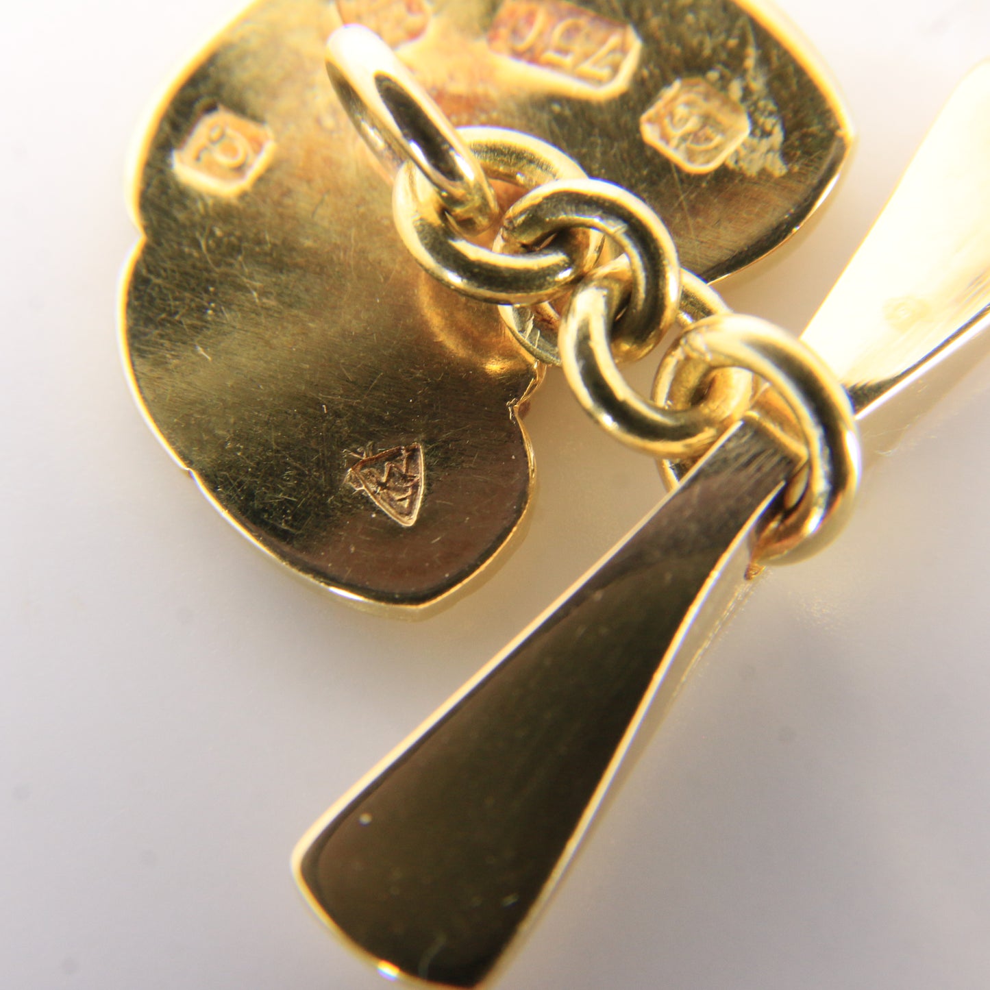 Vintage 18ct Yellow Gold Trout Fish Cufflinks Malcolm Appleby 1990 Boxed Gift