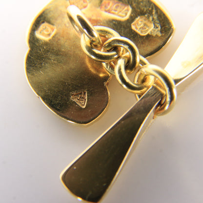 Vintage 18ct Yellow Gold Trout Fish Cufflinks Malcolm Appleby 1990 Boxed Gift