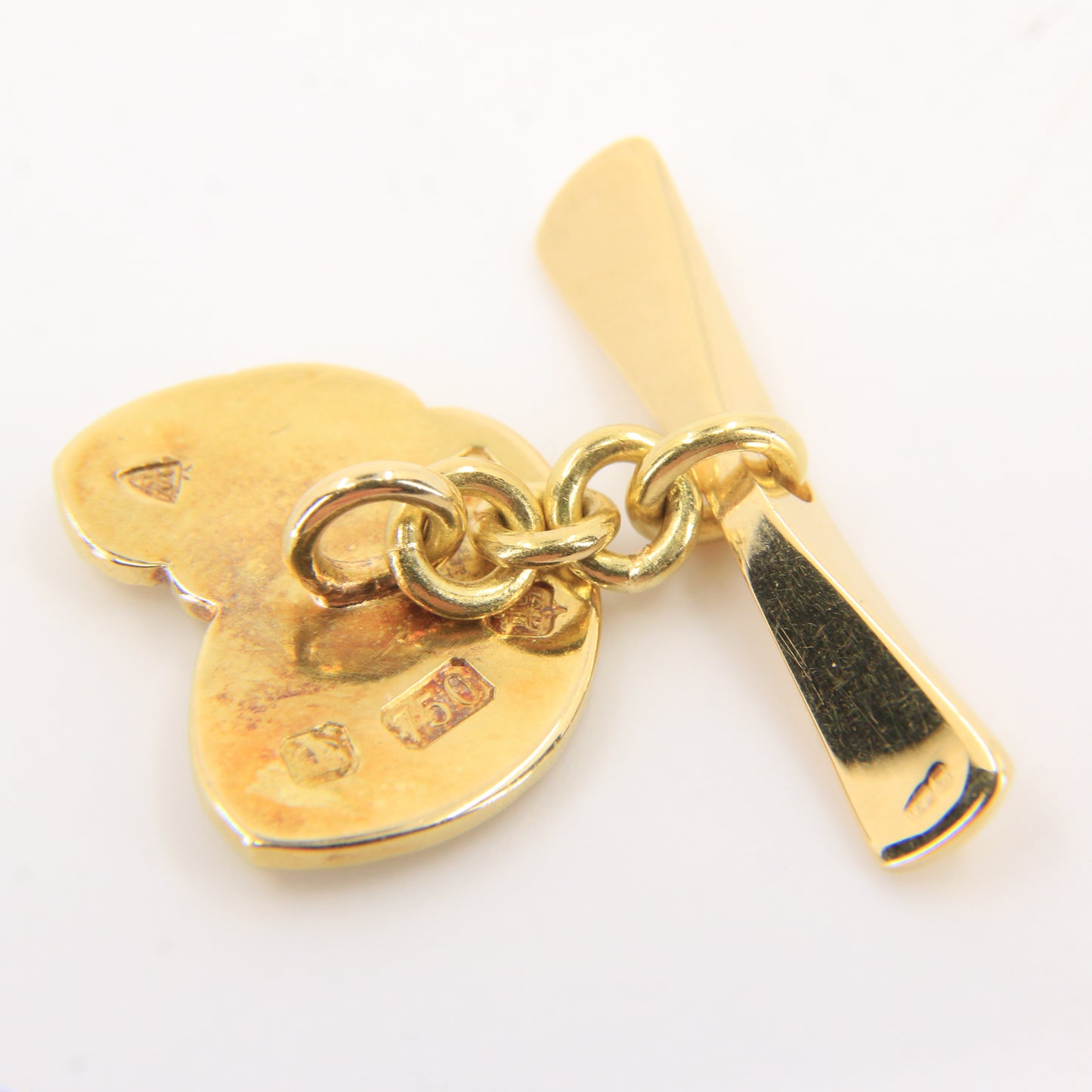 Vintage 18ct Yellow Gold Trout Fish Cufflinks Malcolm Appleby 1990 Boxed Gift