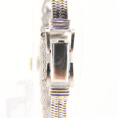 Vintage Blancpain Ladies 14K Gold Diamond Cocktail Watch Platinum Case Boxed