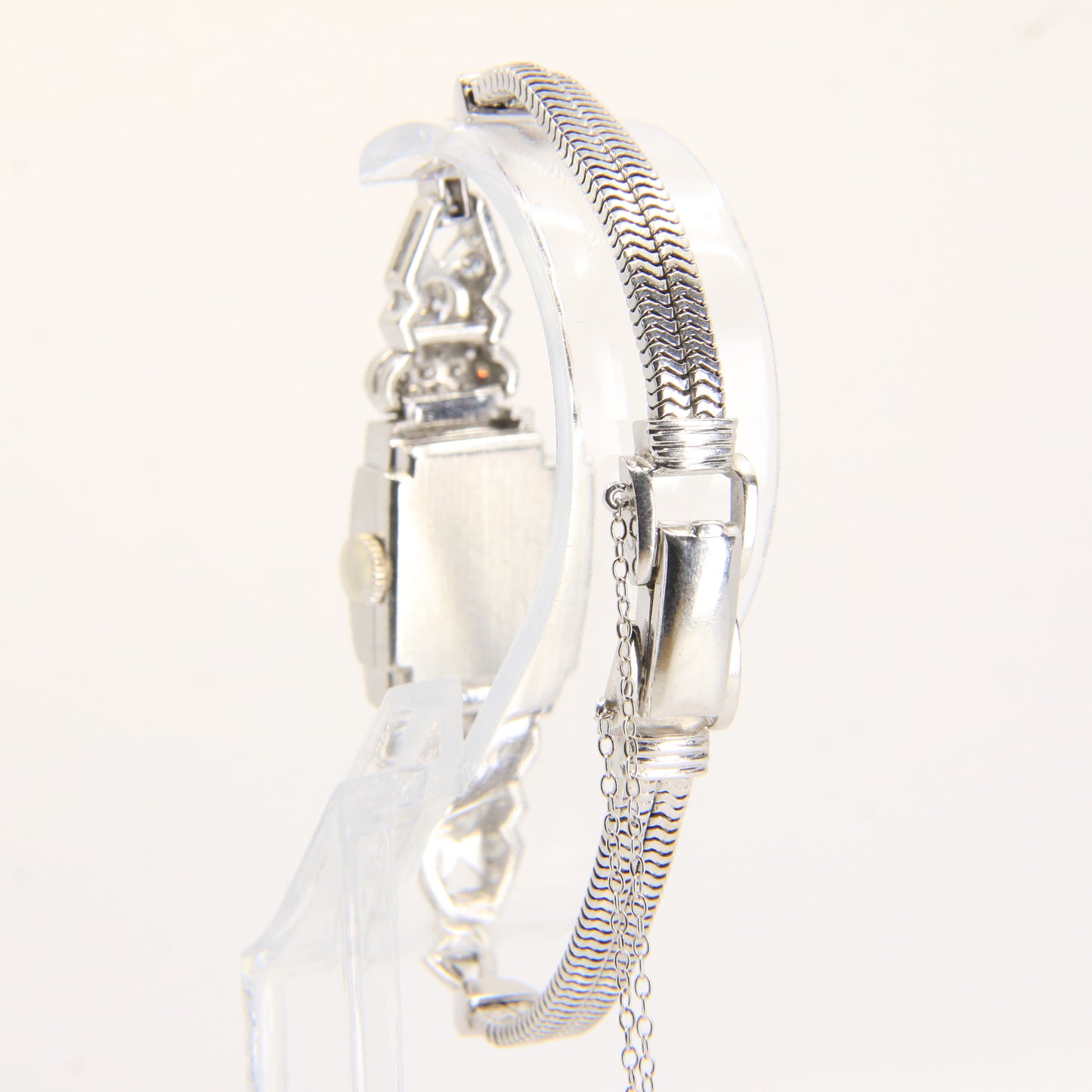 Vintage Blancpain Ladies 14K Gold Diamond Cocktail Watch Platinum Case Boxed