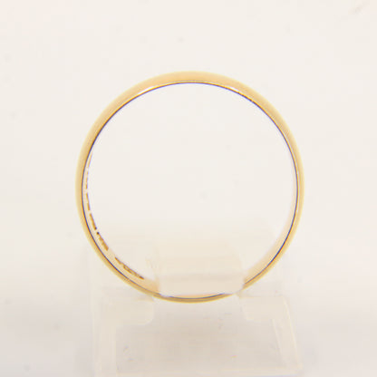 Antique 18ct Solid Gold Victorian Glasgow Hallmarked Wedding Band Ring UK Size L