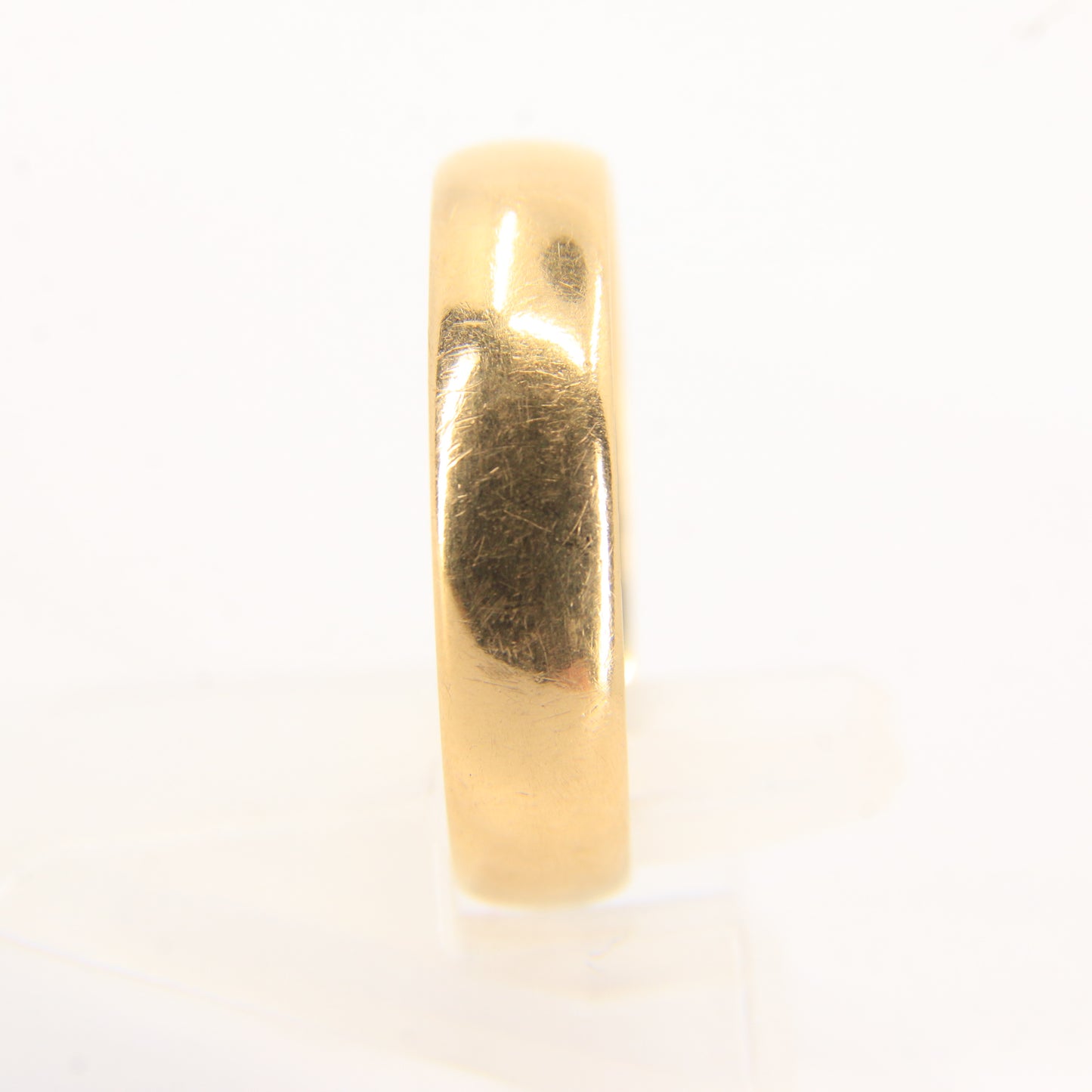 Antique Victorian 18ct Yellow Gold Hallmarked Wedding Band Ring UK Size R Boxed