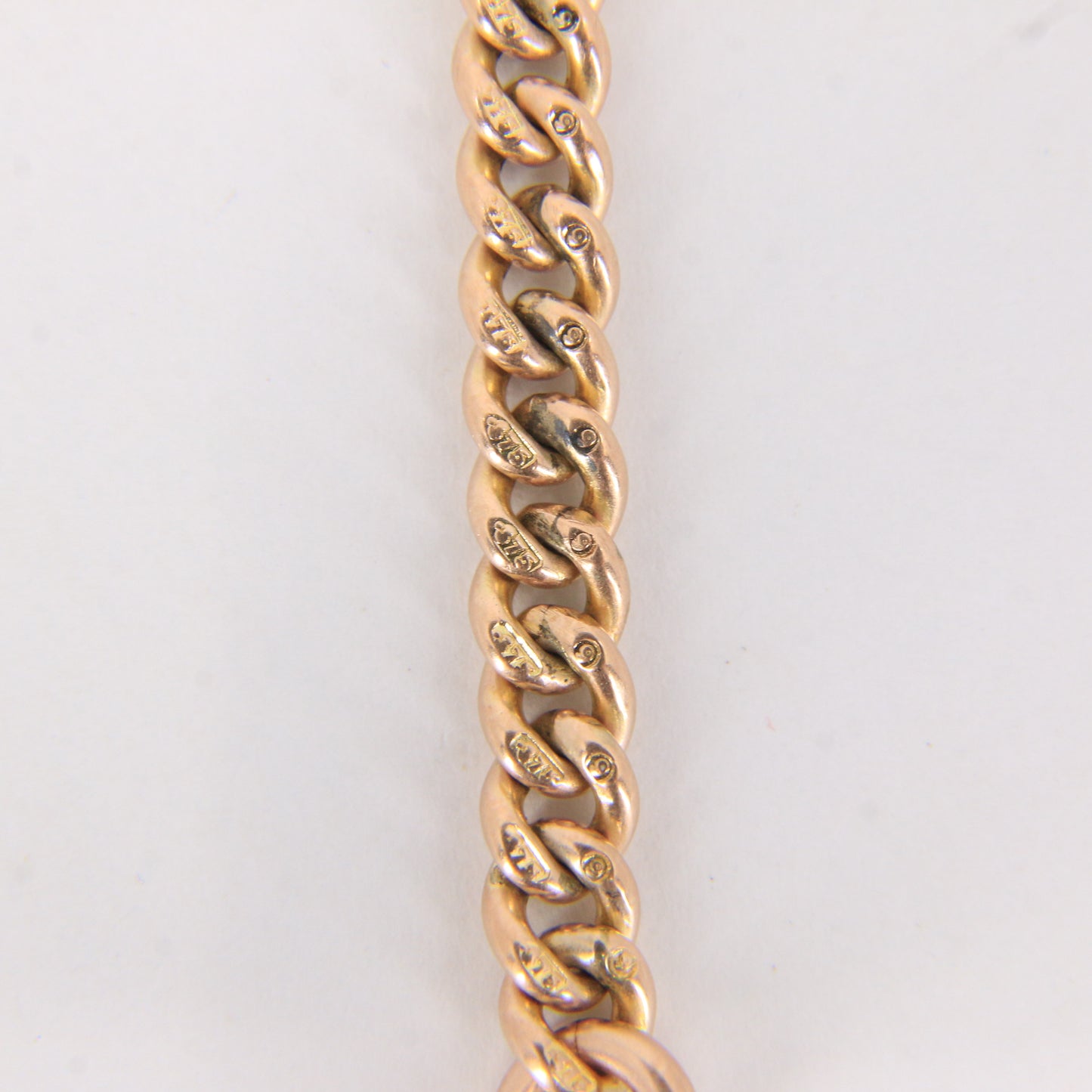 Antique 9ct Gold Hallmarked Albert Chain Extender 3.5" Swivel T-Bar Pendant