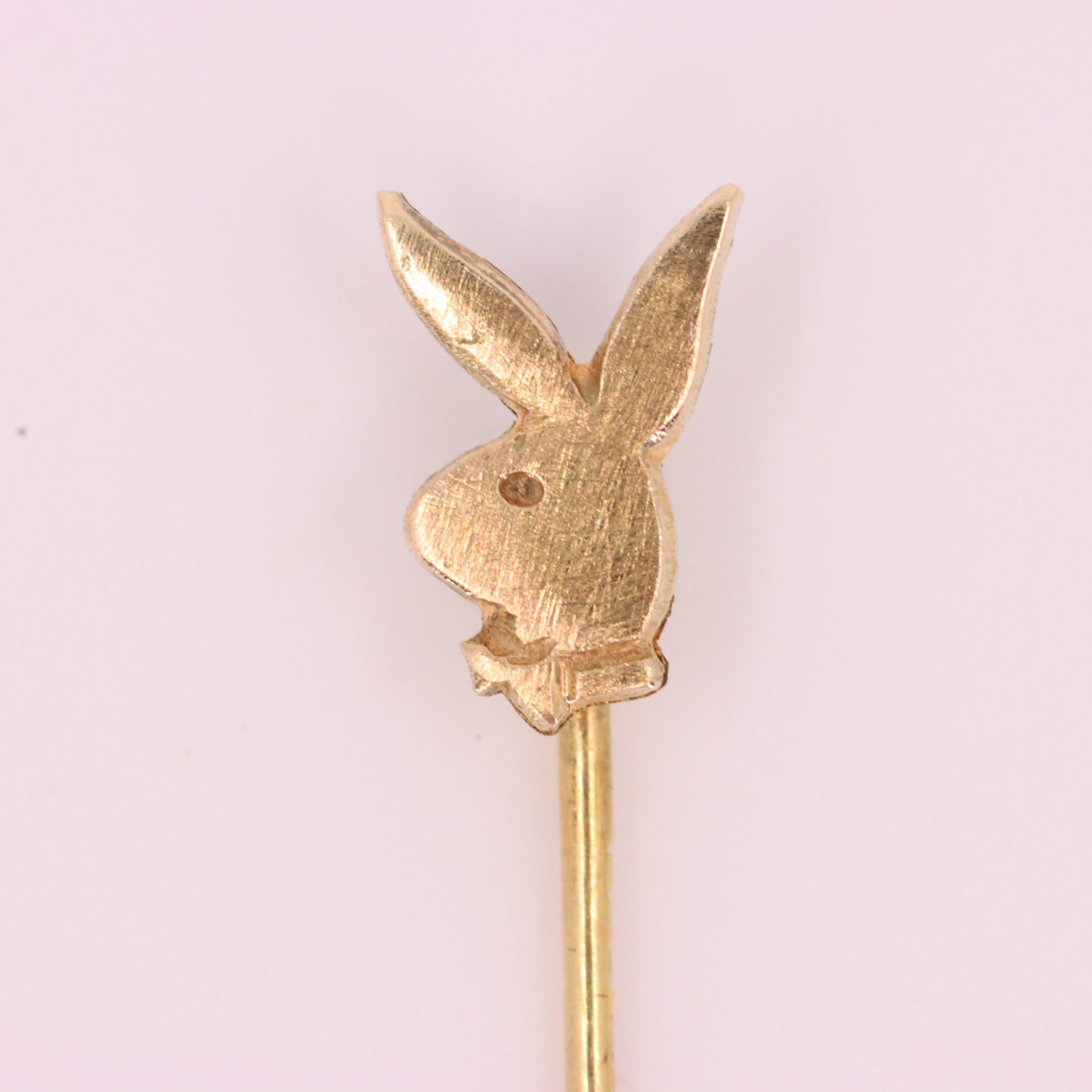 Vintage 9ct Hallmarked Yellow Gold Playboy Bunny Tie Pin Bow Tie Boxed Gift