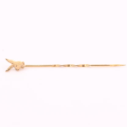 Vintage 9ct Hallmarked Yellow Gold Playboy Bunny Tie Pin Bow Tie Boxed Gift