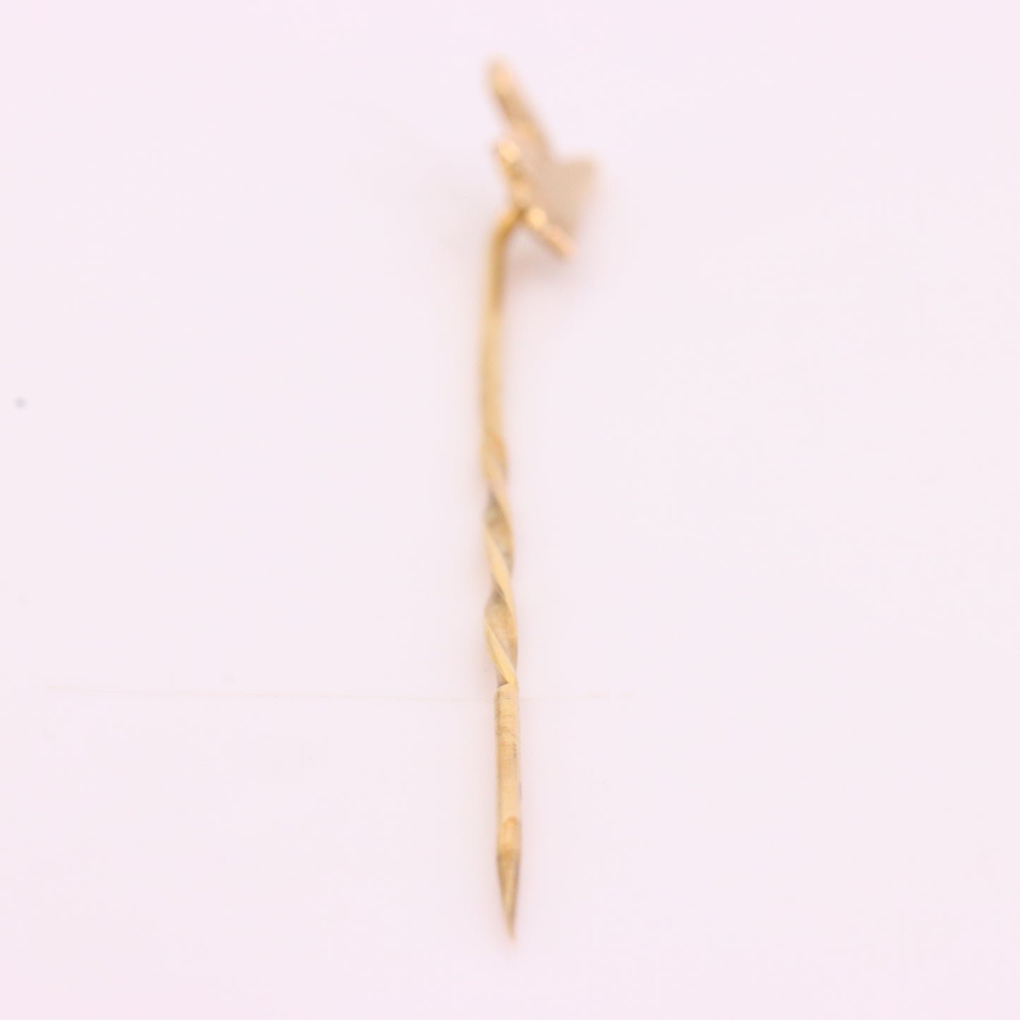 Vintage 9ct Hallmarked Yellow Gold Playboy Bunny Tie Pin Bow Tie Boxed Gift