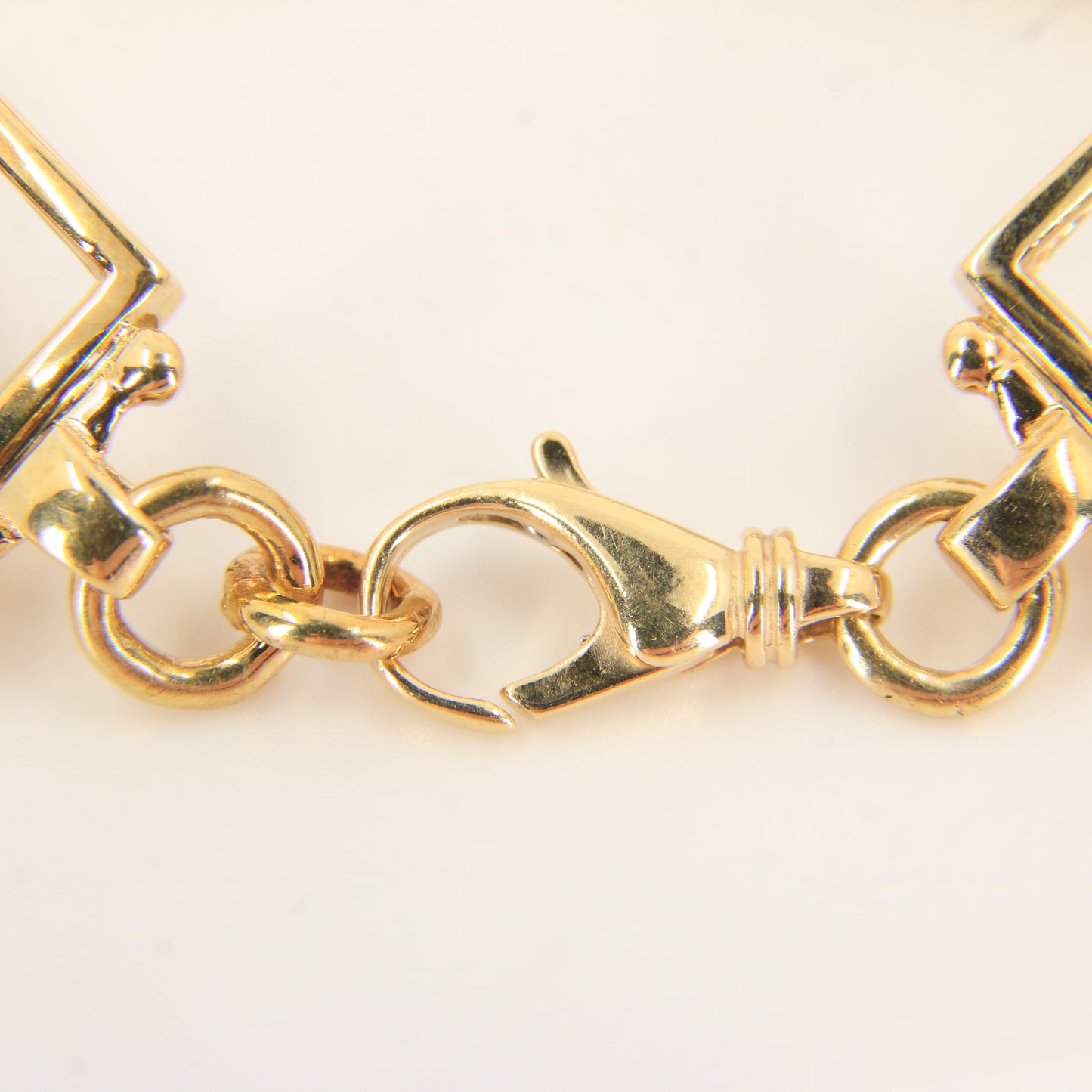 14K Gold Horse & Jockey Bracelet 7.75" Darren K Moore Paddock & Post