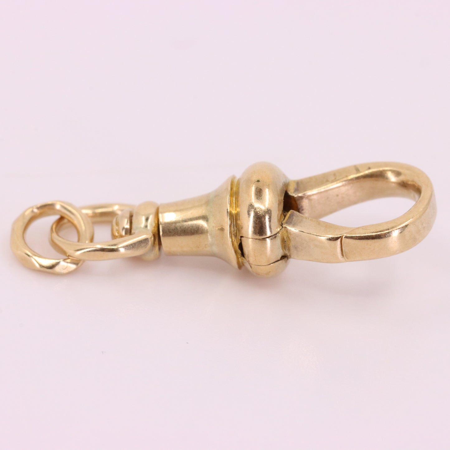 Antique 9ct Yellow Gold Dog Clip Swivel Clasp Pendant Jewellery Finding