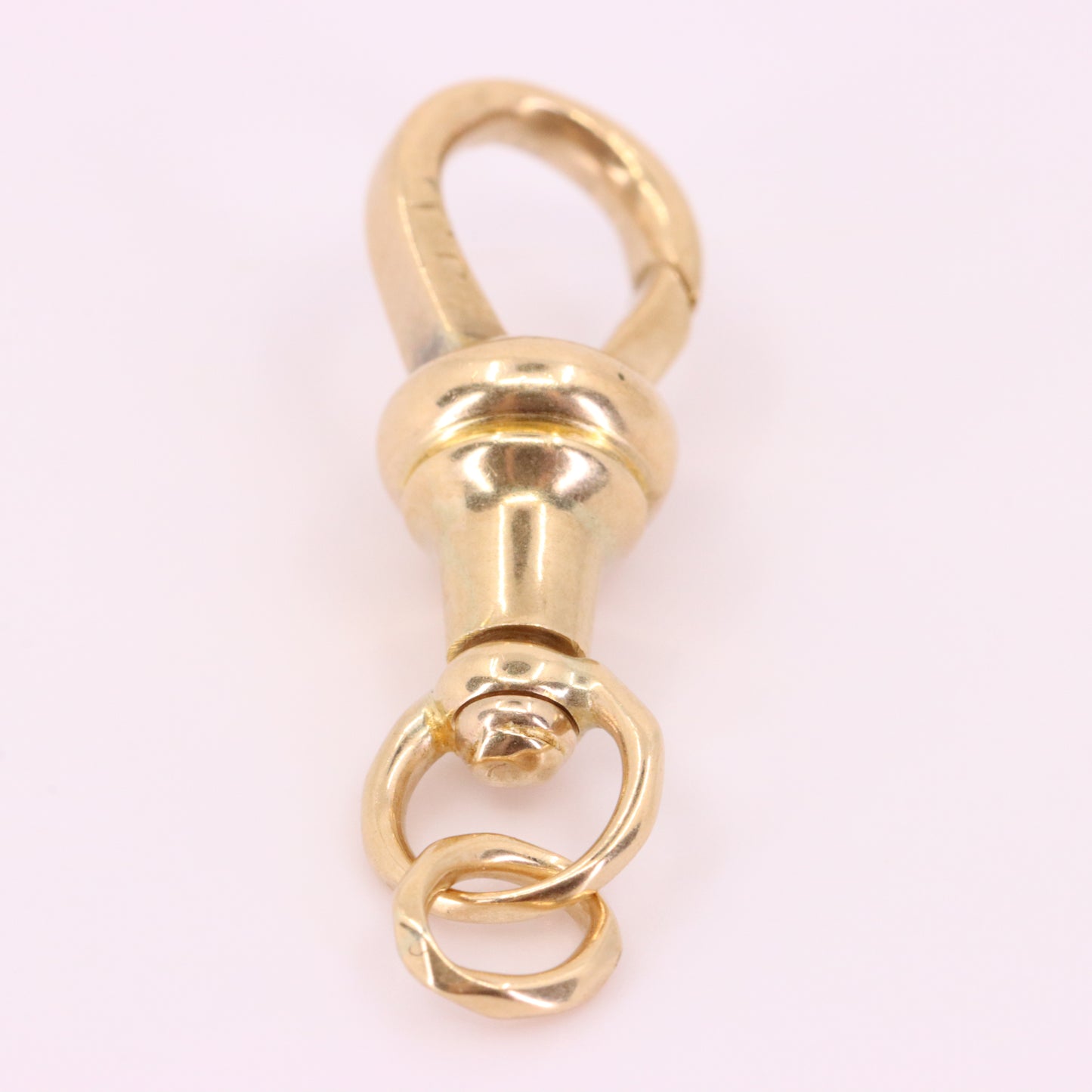 Antique 9ct Yellow Gold Dog Clip Swivel Clasp Pendant Jewellery Finding