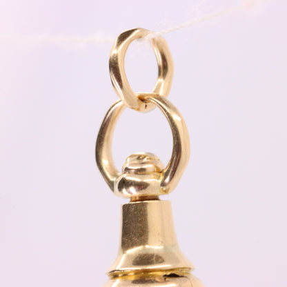Antique 9ct Yellow Gold Dog Clip Swivel Clasp Pendant Jewellery Finding