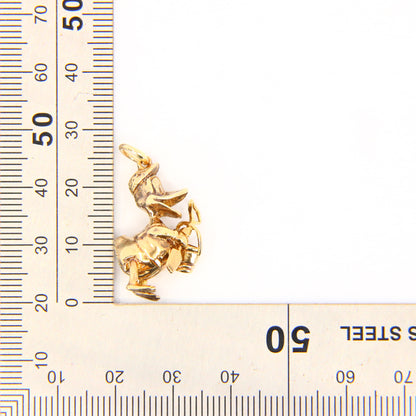 Vintage 9ct Daffy Duck Gold Charm Hallmarked Yellow Gold Animal Pendant Gift