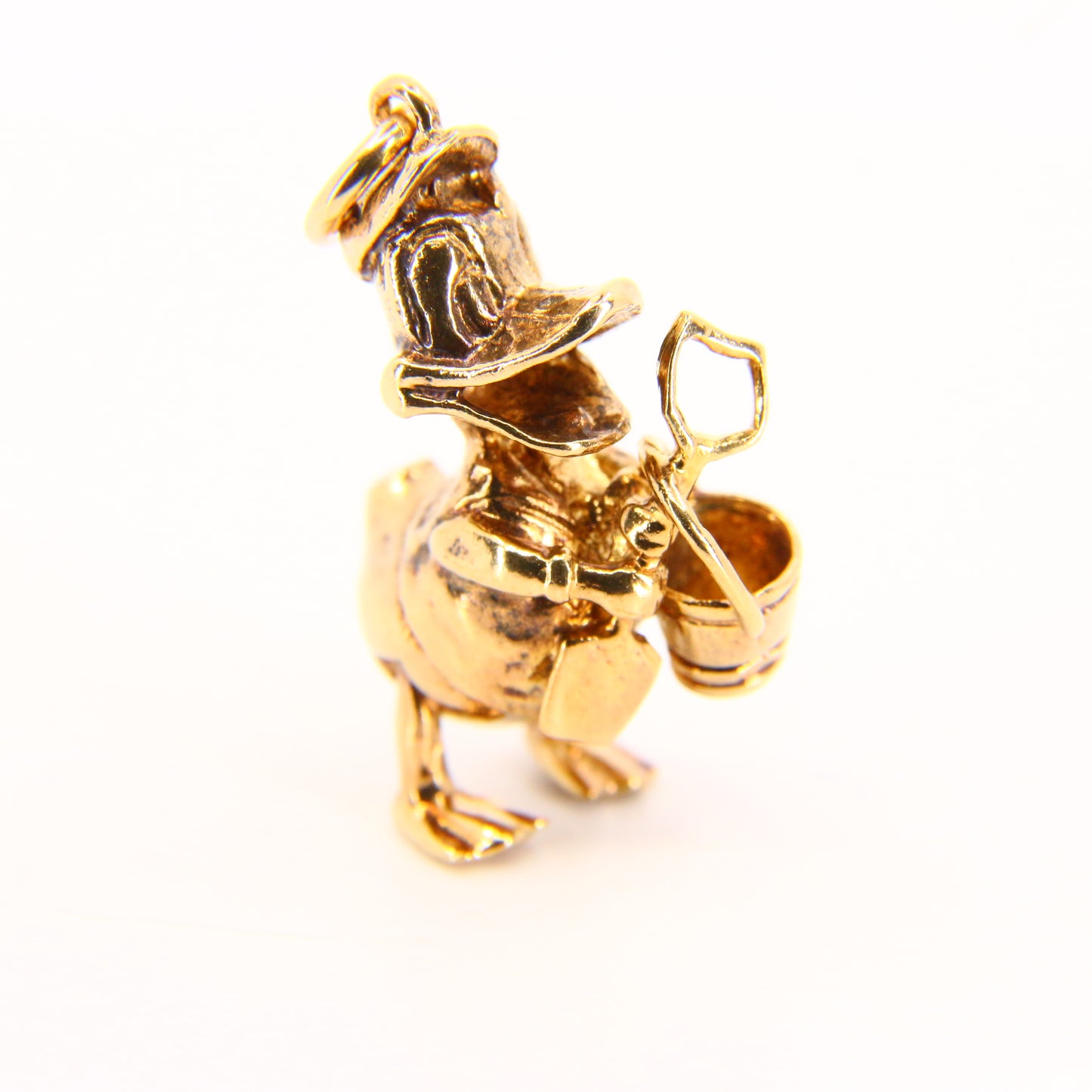 Vintage 9ct Daffy Duck Gold Charm Hallmarked Yellow Gold Animal Pendant Gift