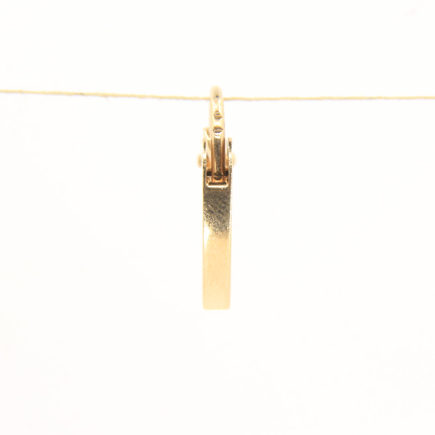 Vintage 9ct Heart Lock Gold Charm Padlock Closer Pendant Hallmarked Gifts Crafts