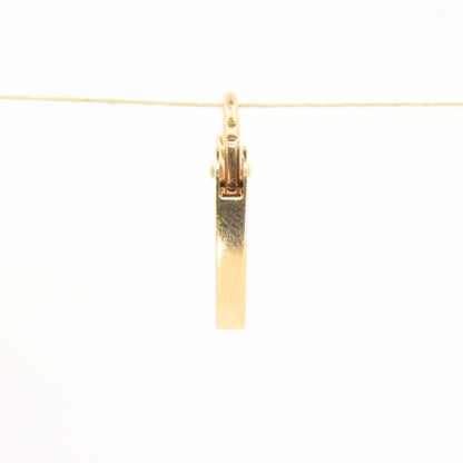 Vintage 9ct Heart Lock Gold Charm Padlock Closer Pendant Hallmarked Gifts Crafts