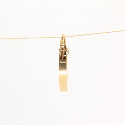 Vintage 9ct Heart Lock Gold Charm Padlock Closer Pendant Hallmarked Gifts Crafts