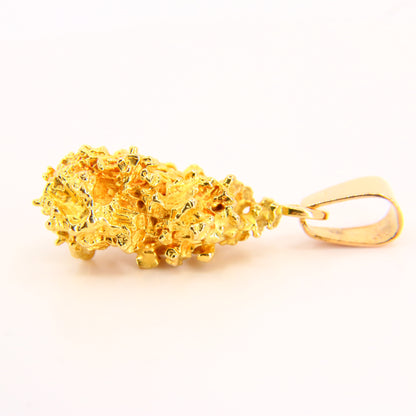 Vintage 20K Raw Gold Natural Gold Nugget Pendant Charm