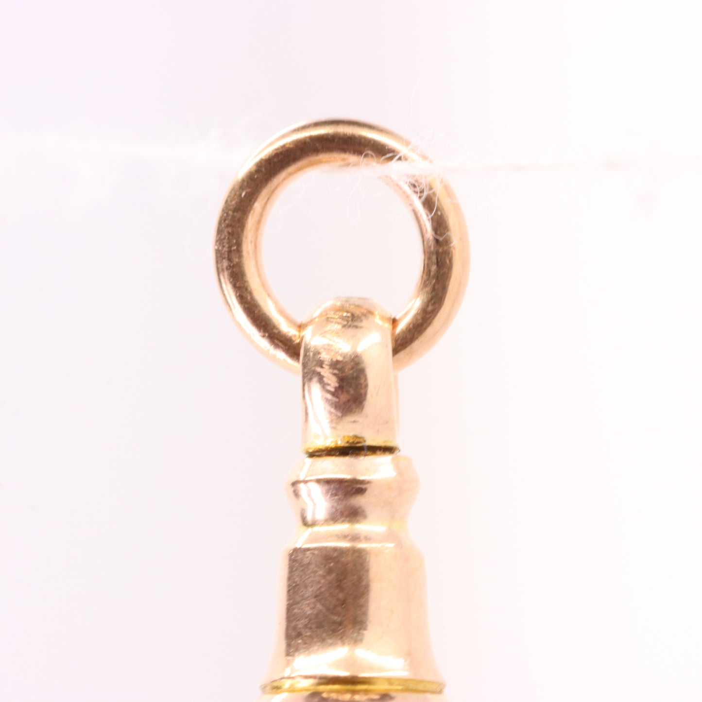Antique 9ct Rose Gold Albert Dog Clip Clasp Charm Holder Jewellery Finding