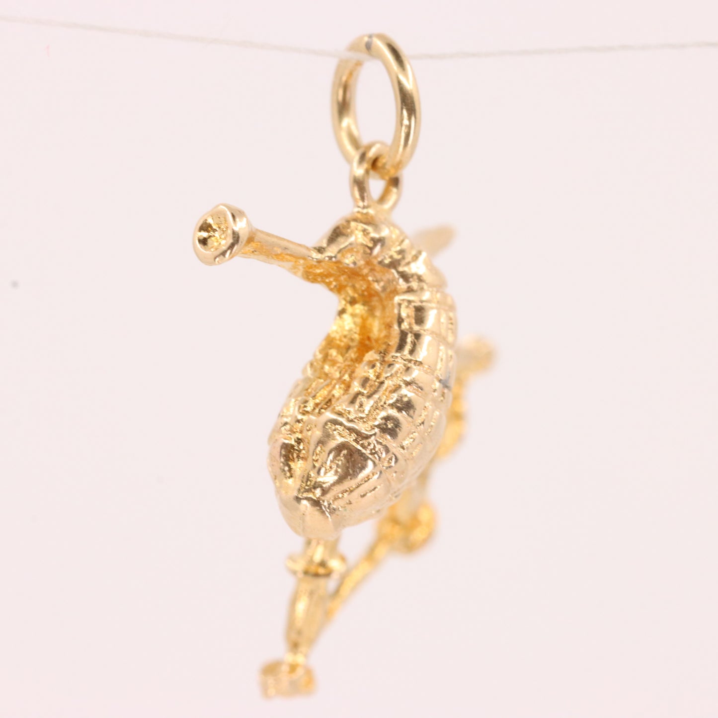 Vintage 9ct Hallmarked Gold Bagpipe Charm Scotland Pendant Scottish Piper Gift