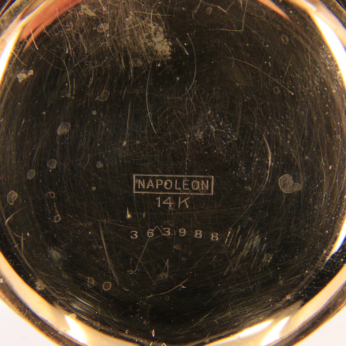 Antique Hampden 55mm Full Hunter Pocket Watch Gold Plated Diamond Horse c1900