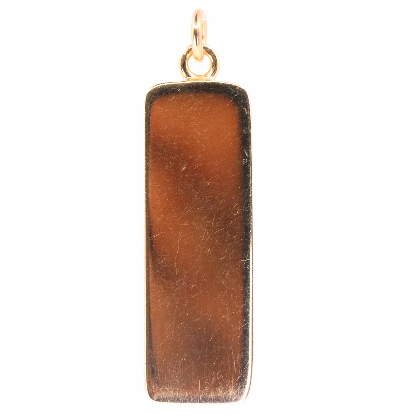 Vintage 9ct Hallmarked Sheffield 1979 Gold Ingot Pendant 14.1g Investment Gift