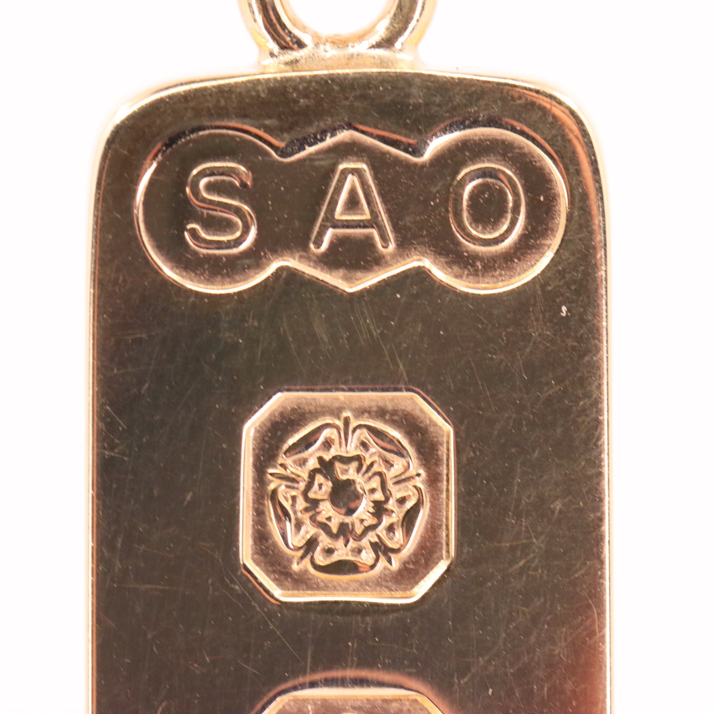 Vintage 9ct Hallmarked Sheffield 1979 Gold Ingot Pendant 14.1g Investment Gift