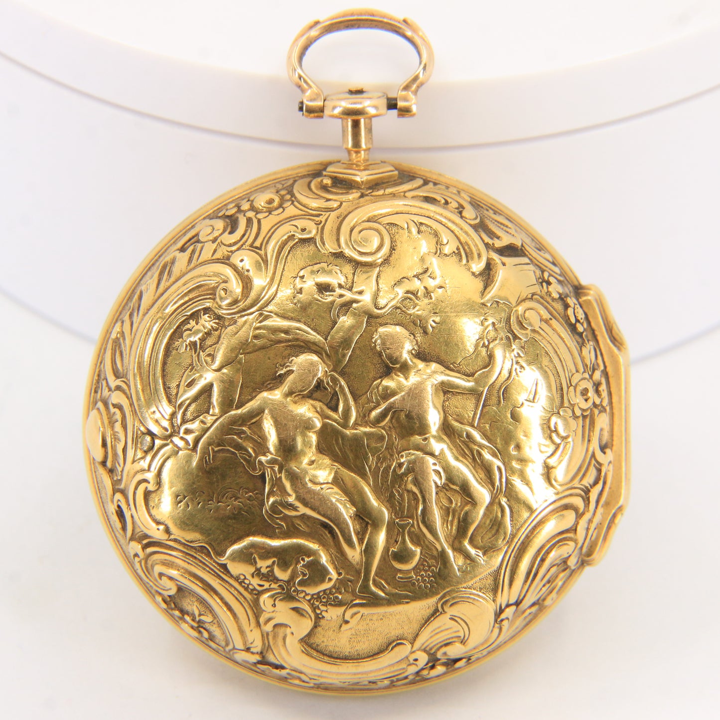 Antique 18ct Gold Rare Pair Cased 50 mm Pocket Watch George Graham London c1735