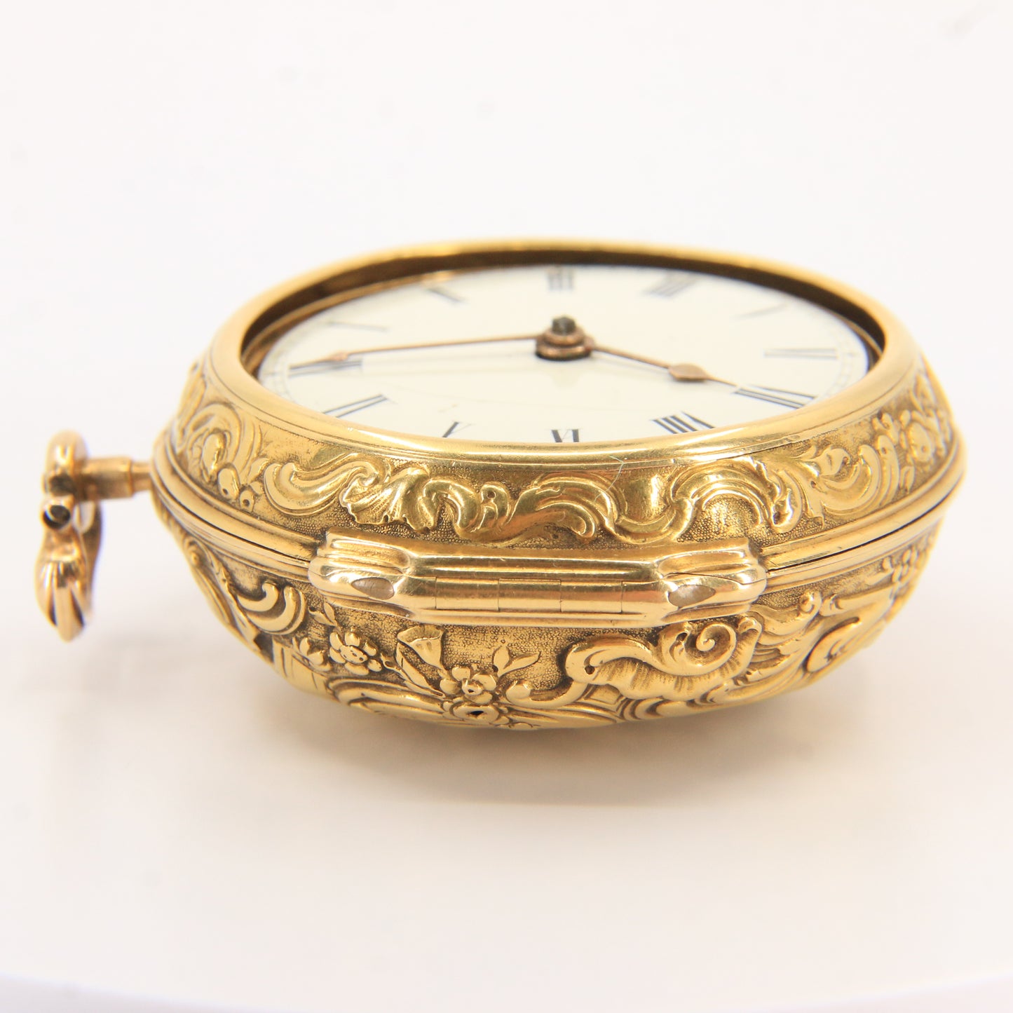 Antique 18ct Gold Rare Pair Cased 50 mm Pocket Watch George Graham London c1735