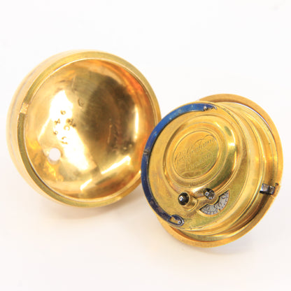 Antique 18ct Gold Rare Pair Cased 50 mm Pocket Watch George Graham London c1735