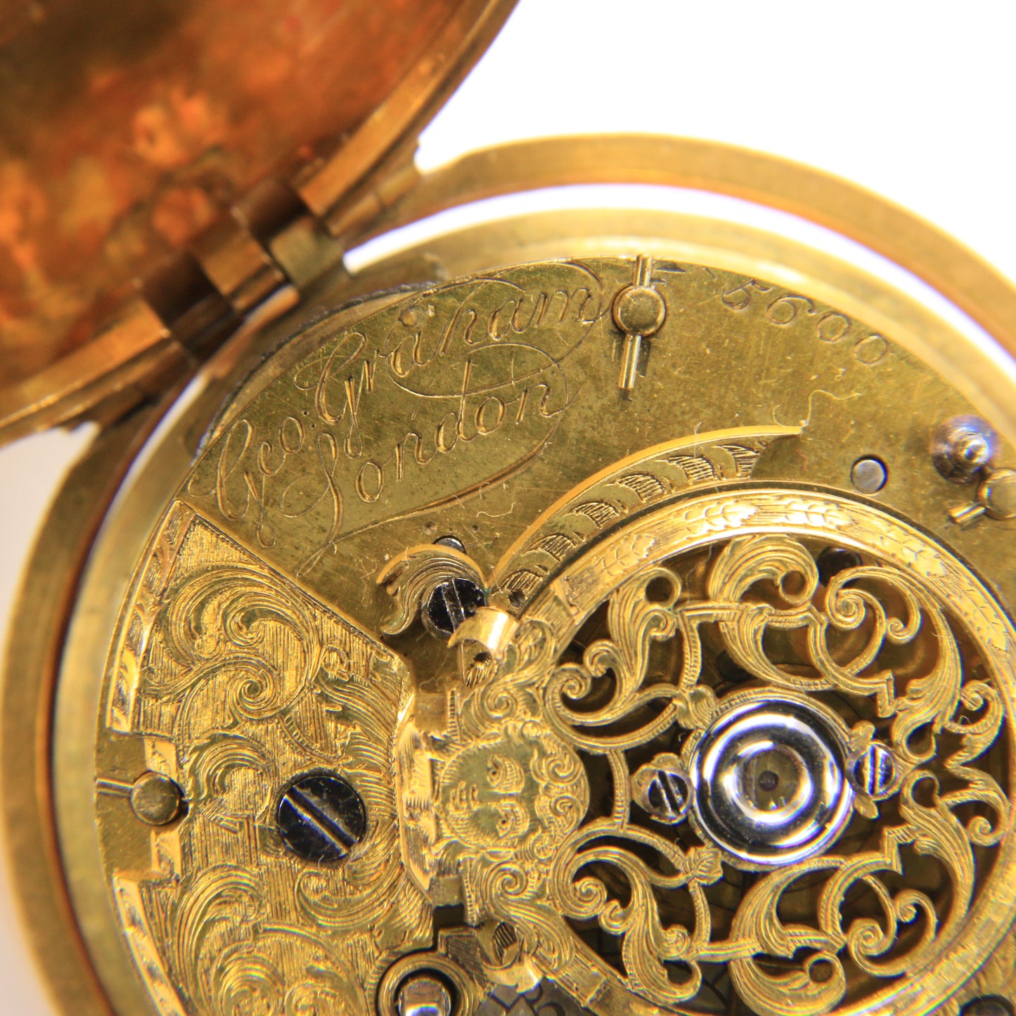 Antique 18ct Gold Rare Pair Cased 50 mm Pocket Watch George Graham London c1735