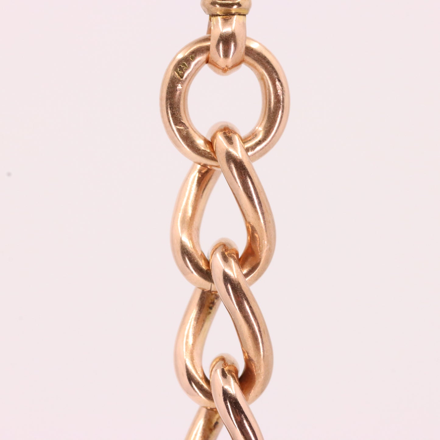 Vintage 9ct Hallmarked Rose Gold Albert T Bar Chain 3 Inch Extender Pendant Gift