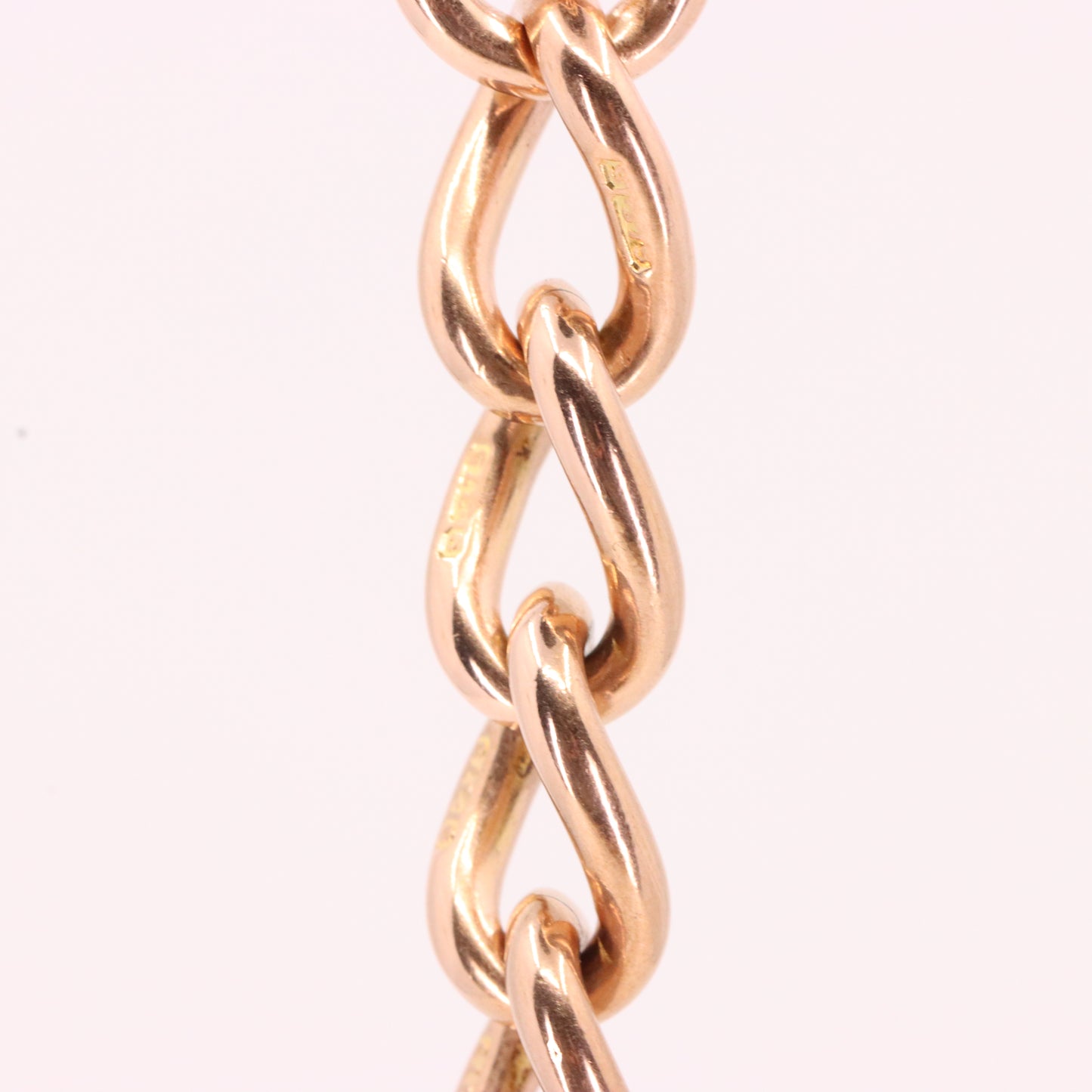 Vintage 9ct Hallmarked Rose Gold Albert T Bar Chain 3 Inch Extender Pendant Gift
