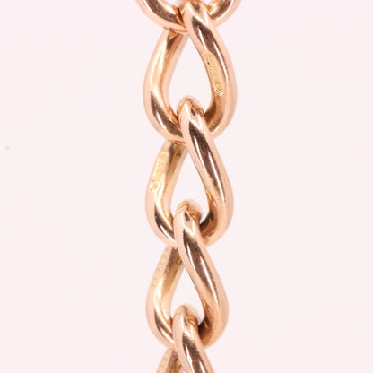 Vintage 9ct Hallmarked Rose Gold Albert T Bar Chain 3 Inch Extender Pendant Gift