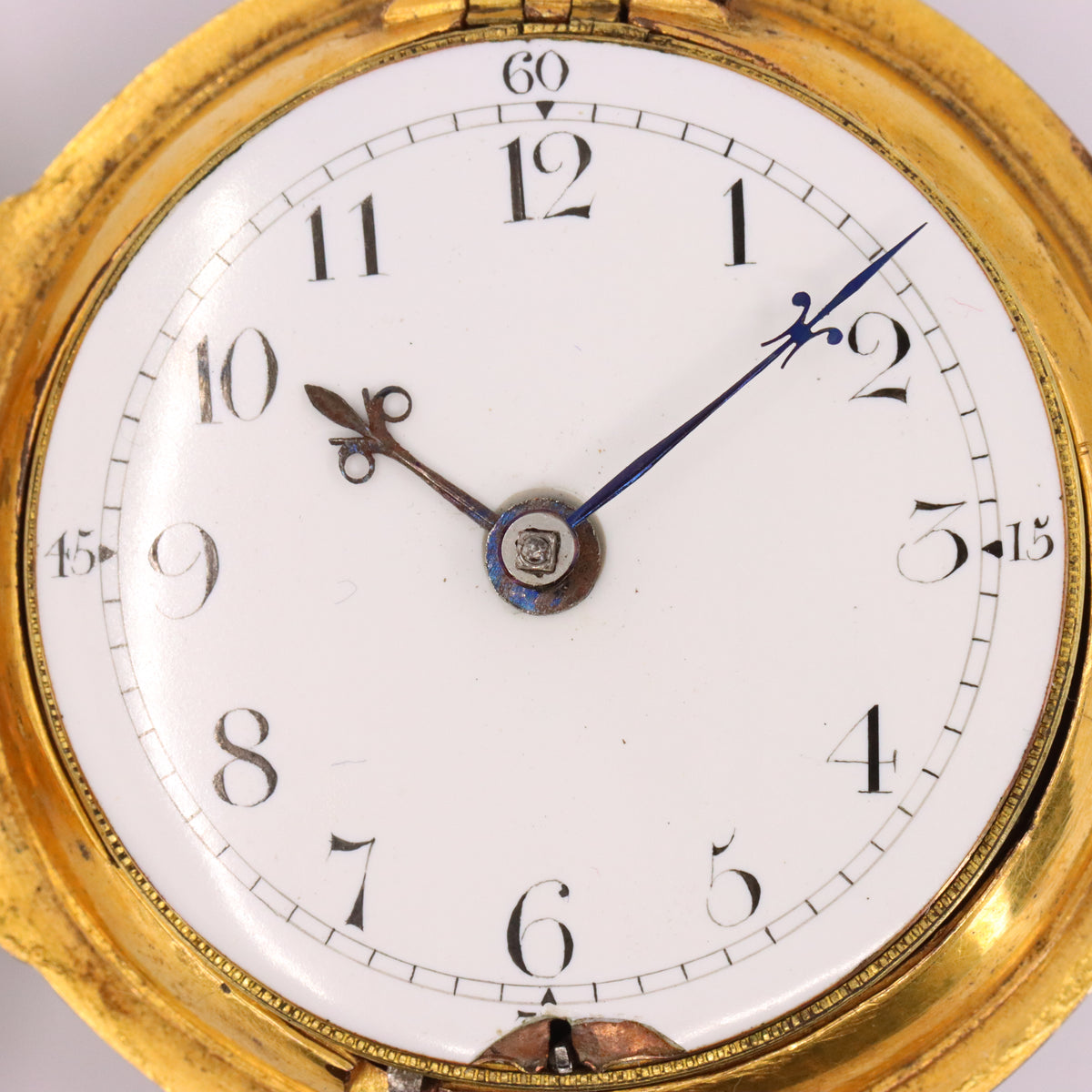 Antique c1700 Brouncker Watts London Quarter Repeater Shagreen Pocket Watch