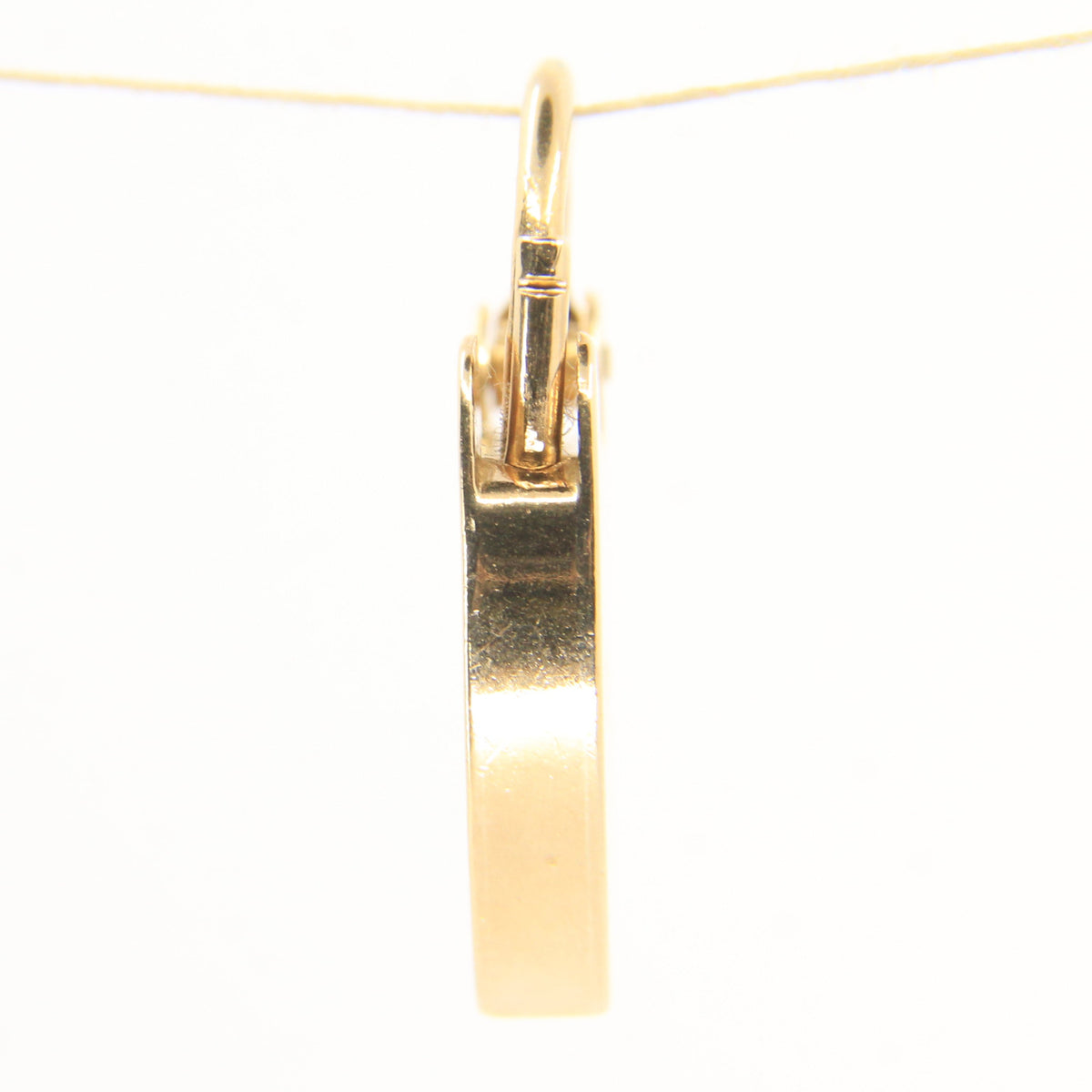 Vintage 9ct Double Hallmarked Gold Heart Padlock Lock Charm Pendant Love Gift