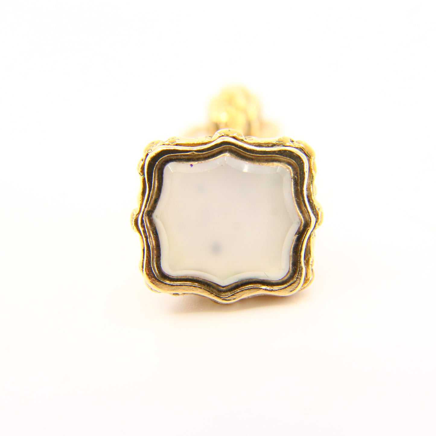 Antique 9ct Chalcedony Seal Gold Watch Key & Fob Decorative Seal Pendant 9 Carat Yellow Gold Gift