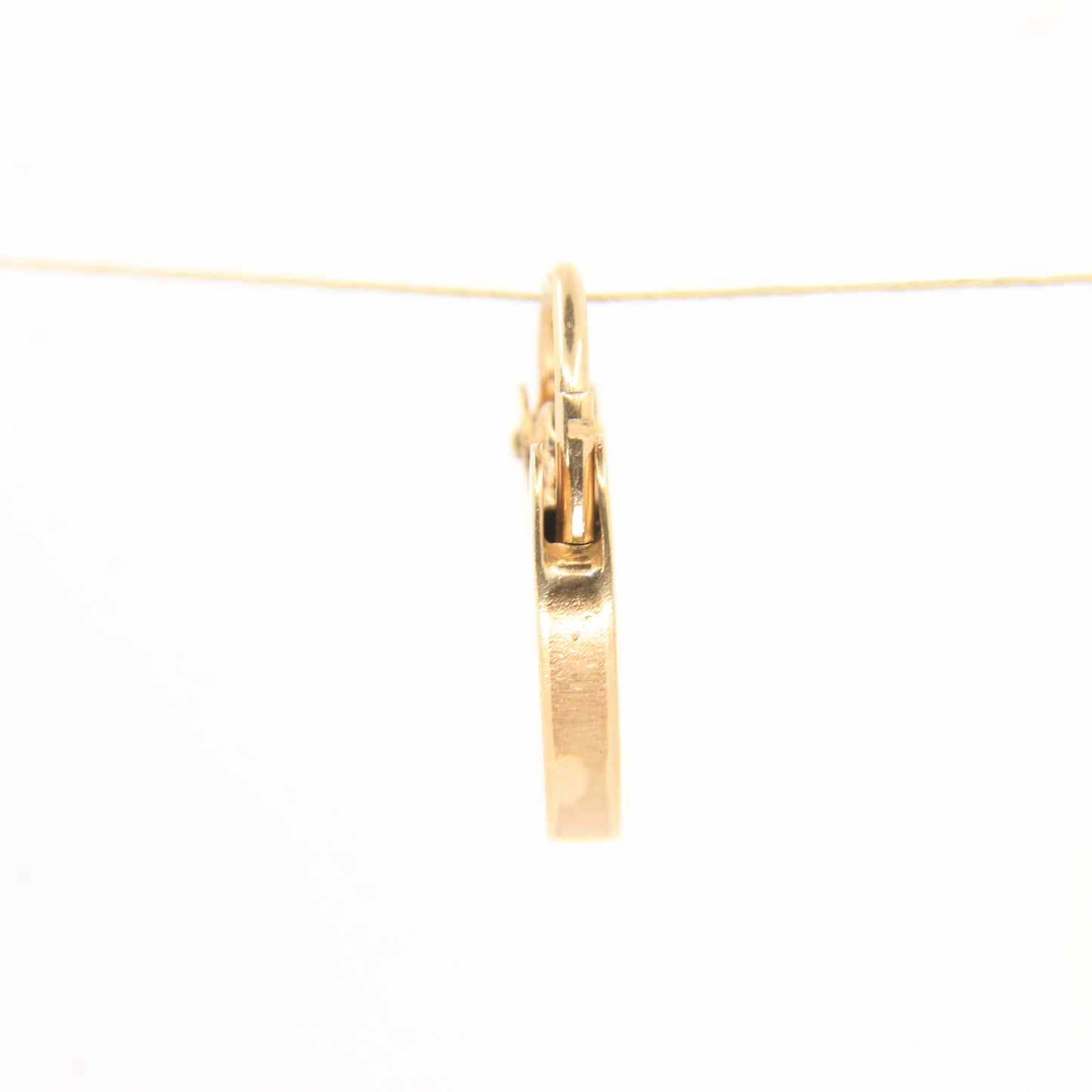 Vintage 9ct Heart Lock Gold Charm Padlock Closer Pendant Hallmarked Gifts Crafts