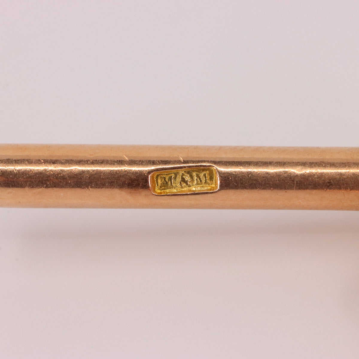 Antique 9ct Hallmarked Rose Gold 2 Inch Albert Chain Extension T Bar Watch Fob