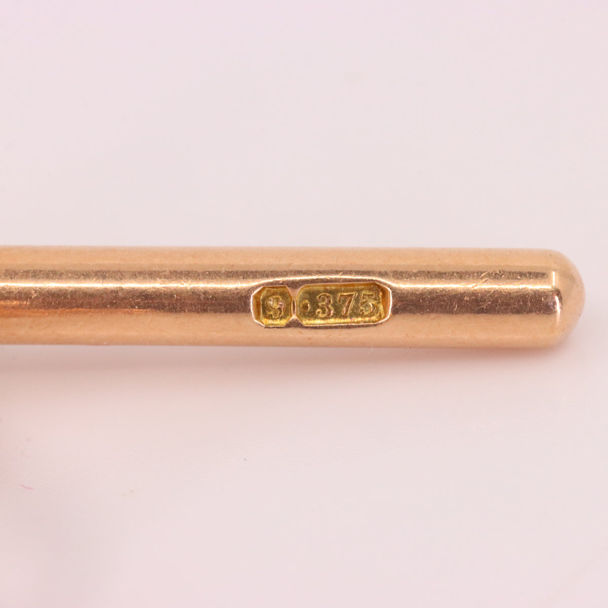 Antique 9ct Hallmarked Rose Gold 2 Inch Albert Chain Extension T Bar Watch Fob