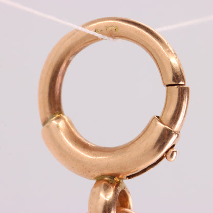 Antique 9ct Hallmarked Rose Gold 2 Inch Albert Chain Extension T Bar Watch Fob